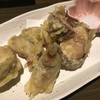 Agura Ya Ekimae Ten - 新潟県産のいちじくの天ぷら。創作性の高い料理が多いのも、嬉しいポイントです。