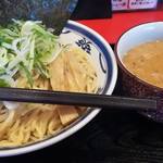 北海道らーめん 奥原流 久楽 - ごま味噌つけ麺特盛り