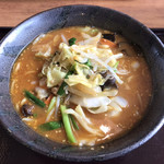 伝丸 - 赤味噌野菜ラーメン