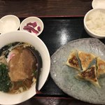 鉄人 餃子坊 - 料理写真:ラーメンセット