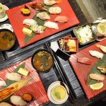 Nigiri Chojiro Tondabayashi Ten - 3人でランチ