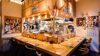 Yakitori to Sakana to Nabe Yakitori no Ace Tenjin Ten - カウンター