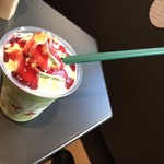 Starbucks Coffee Ionmoru Shimoda Ten - ピスタチオクリスマスツリーフラペチーノ¥638