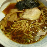 Ramen no Mura - 醤油ラーメン（すいません、食べかけです）