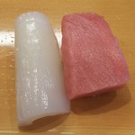 寿し満 - トロとイカです