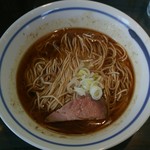 麺や 青雲志 - 焼きアゴ正油らぁ麺(細麺ver. かけ)