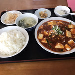 中国料理　八仙閣 - 麻婆豆腐定食 600円