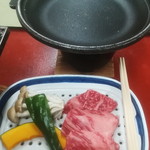 三井別館 - 牛肉の陶板焼き