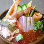 金沢海鮮丼　もり家 - 料理写真:おまかせ海鮮丼1600円