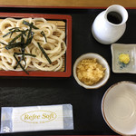 ひる川 - 『手打ち讃岐うどん』ざるうどん  550円