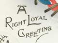‘A right loyal greeting’ 
