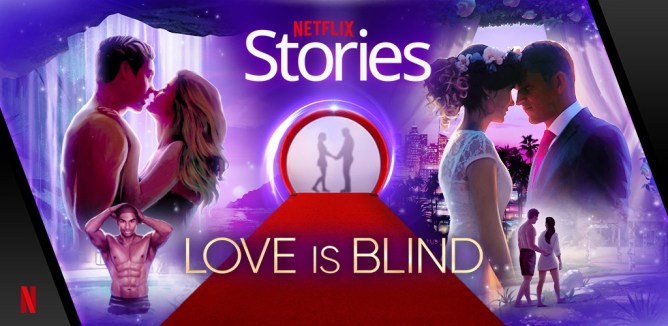 Netflix Love Is Blind splash screen