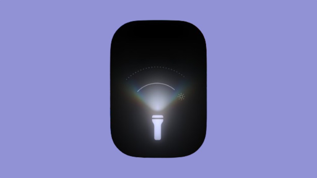 With the latest iOS 18 developer beta, Apple makes flashlight UI more fun