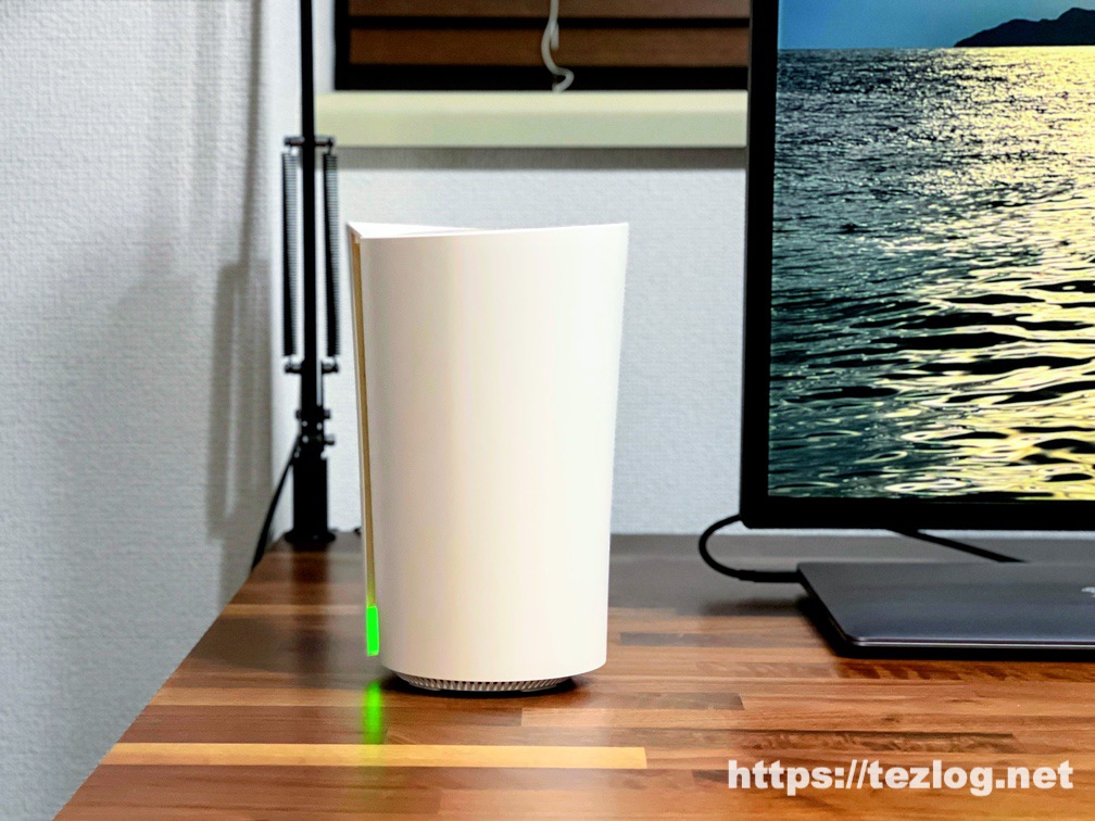 TP-Link Deco X90 使用風景 緑ランプ時