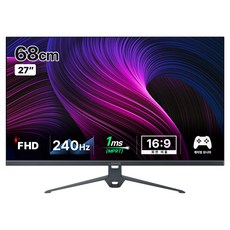 주연테크 FHD 리오나인 게이밍 모니터 1ms 240Hz, 68cm, X27F-240B ZERO(일반)