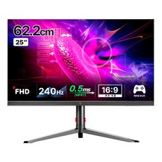 주연테크 FHD 리오나인 리얼 게이밍모니터 240Hz, 62.2cm, X25F(무결점)