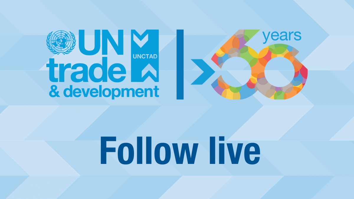 #UNCTAD60: Follow the events live from 12 to 14 June