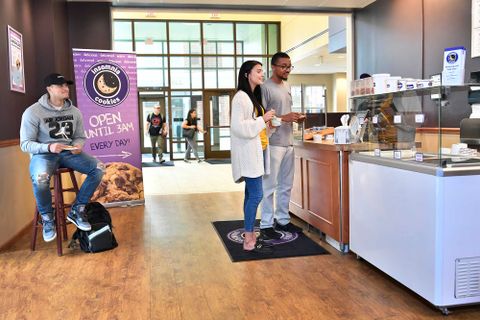 students at cookie company