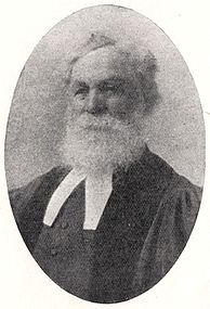 Ds. Andrew McGregor, in 1862 in diens getree, na wie McGregor genoem is.