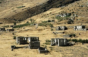 Malıbəy kəndi işğaldan sonra.