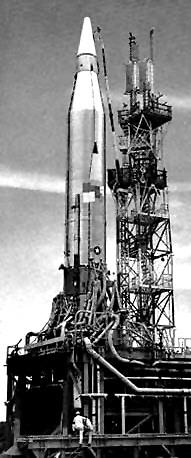 הטיל אטלס C על כן השיגור