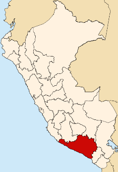 Местоположение на Арекипа в Перу