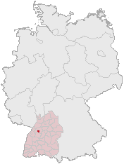 Pforzheim na mapě