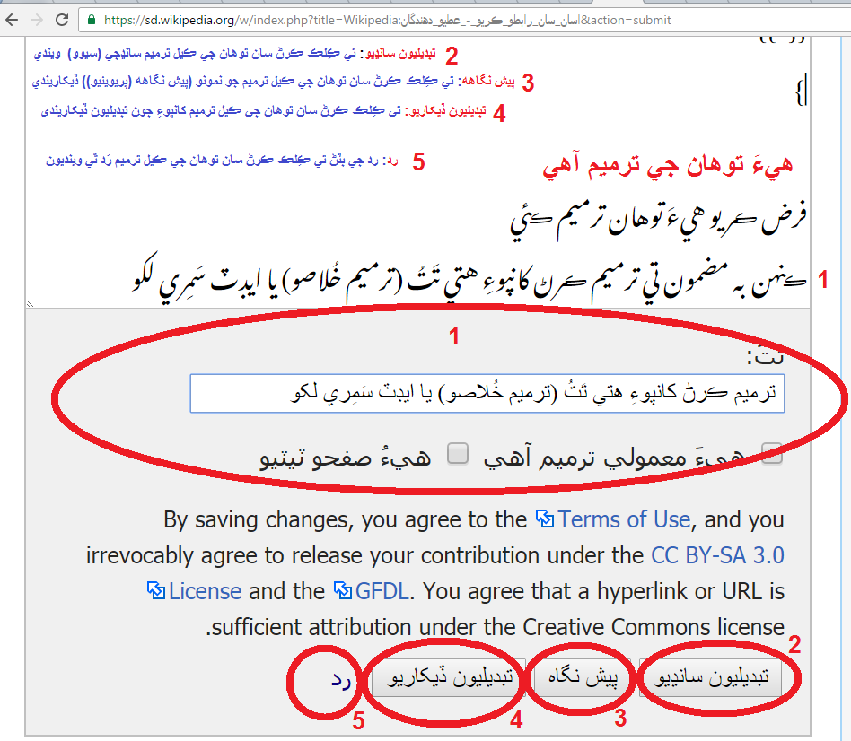 اوزر خودڪار اندراج خلاصو جو، نمونو