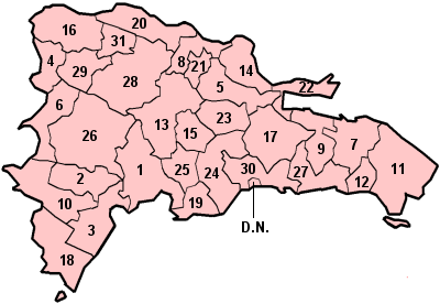 Províncies de la República Dominicana