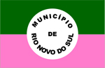 Bandeira do município de Rio Novo do Sul.