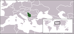 Localización de Serbia