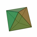 Oktaeder; nur bei Mikroclustern