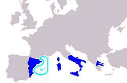 Regno di Maiorca - Localizzazione
