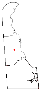 Location of Wyoming, Delaware