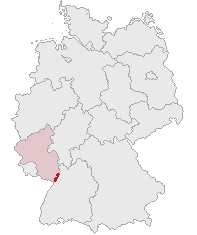 Circondario rurale di Germersheim – Localizzazione