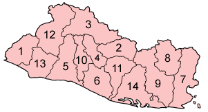 El Salvadors departementer