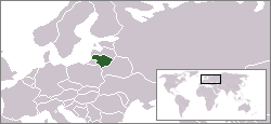 Lokasie van Litouwe