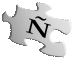 Puzzle-piece with a letter Ñ