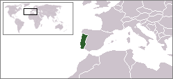 Location of Portugal