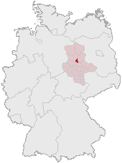 Staðsetning Magdeburg