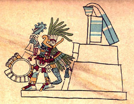 Huitzilopochtli, Códice Borbónico.