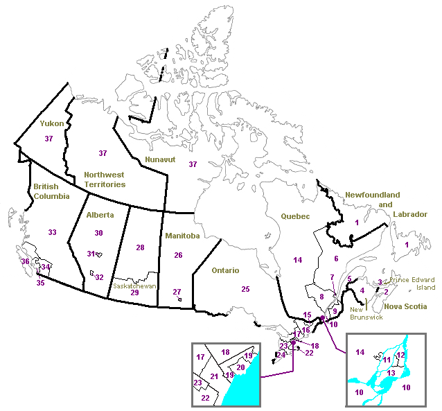 Canadian regions