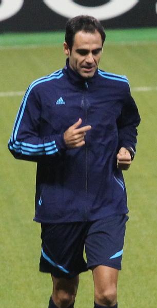 150px Velasco Carballo warming up prior to the Spartak Moscow–Chelsea Champions League match in October 2010