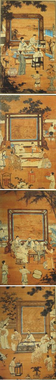 Obraz čínských vzdělanců z období dynastie Ming