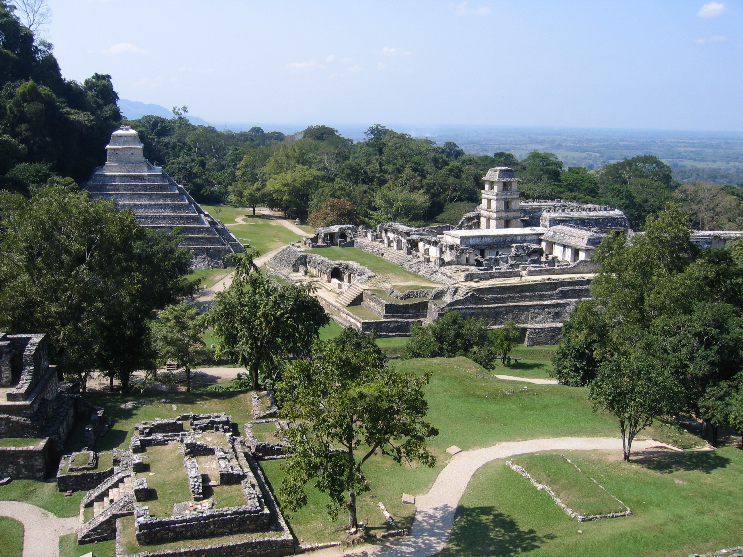 The Maya city of Palenque (modern Mexico)