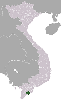 Kaart van Soc Trang