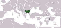 Bulgaaria kotus kaardi pääl