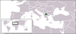 Lokasie van Macedonië