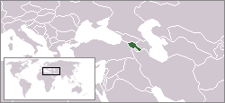 Armenien - Lokalisering