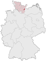 Staðsetning Lübeck